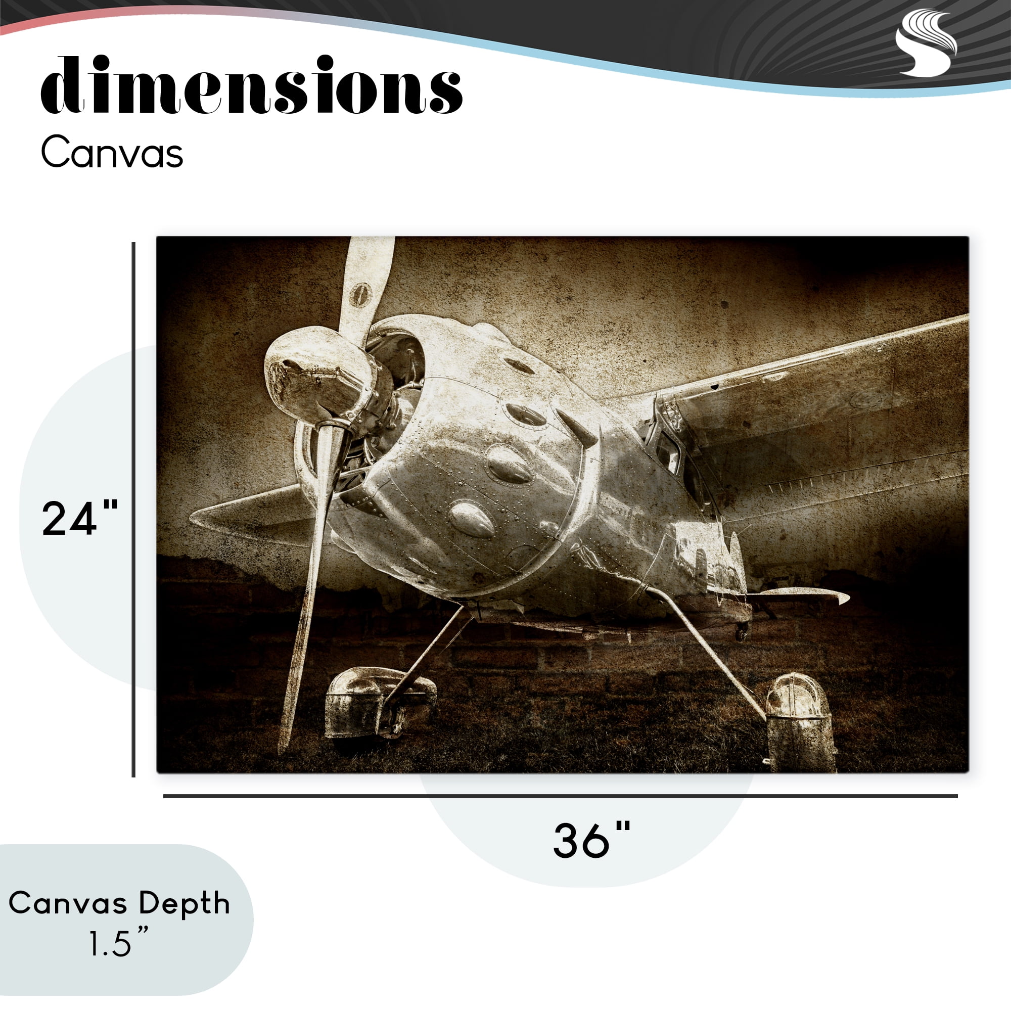 Stupell Industries Taking Flight Vintage Canvas Wall Art, design by Kim Allen