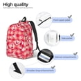 thumbnail image 3 of Honeii valentine day with heart Print Canvas Backpack for School & Outdoor,Laptop Excursion Backpack,Notebook School Bookbag For Men Women,for Work, Travel, and Everyday Use-Medium, 3 of 5