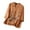 Z-Orange521, variant on Women's T-Shirts Three Quarter Sleeve Solid Color Summer V-Neck Embroidery Cardigan Retro Art Heavy Industry Trendy Female Tops