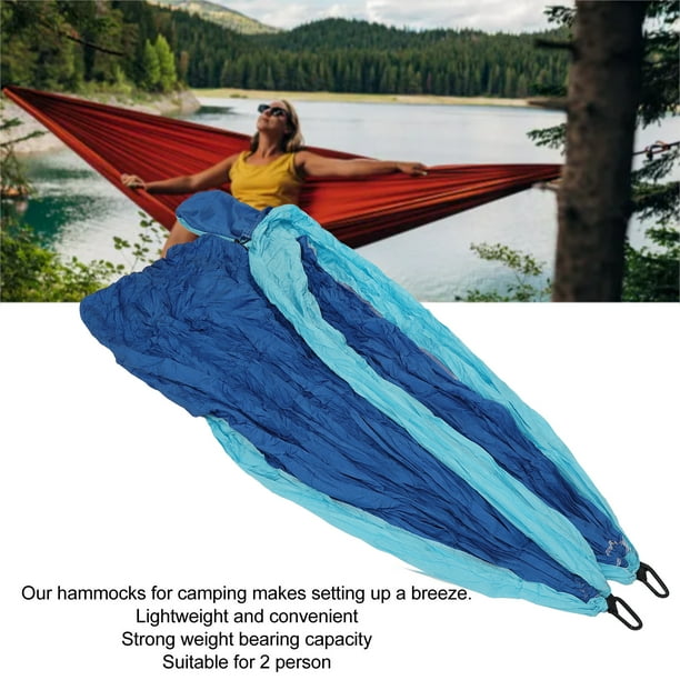 Double Hammock, Camping Hammock Strong Weight Bearing Capacity For