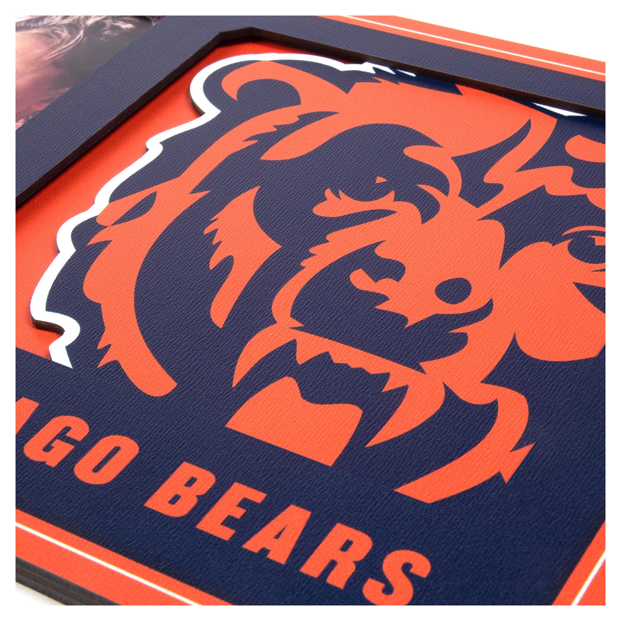 IDNA Chicago Bears 3D Logo Series Picture Frame
