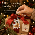 thumbnail image 6 of Dog Hair Keepsake Keychain with Clear Puppy Shaped Capsule, Memorial Storage Pendant with Secure Key Ring, for Keys, Handbag, Travel Pouch, Display Box, Memory Collection, Pet Remembrance, Style A, 6 of 9