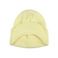 thumbnail image 1 of Winter Knitted Beanie w/ Bill- Light Yellow, 1 of 1