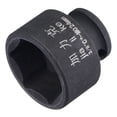 thumbnail image 1 of Unique Bargains 3/8" Drive 24mm 6-Point Impact Shallow Socket CR-MO, 1 of 5