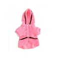 thumbnail image 3 of Pet Dog Cat Princess Fleece Coat Puppy Hoodie Bowknot Warm Dress Apparel Outfit, 3 of 5