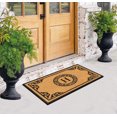 thumbnail image 6 of A1HC First Impression Hand Crafted by Artisans Geneva Monogrammed Entry Doormat For Outdoor Entrance Front Door Mat, 30"X48", 6 of 7