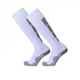 thumbnail image 4 of Fashion Men Boys Cotton Leg Compression Long Socks Stretch Relief Soft Socks Plain Over Knee High Sock, 4 of 5