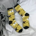 thumbnail image 5 of KLL Horsemen In Horseraces Print Cool Socks Men's Women's Crew Socks Funny Crazy Novelty Stockings, 5 of 6