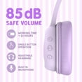 thumbnail image 3 of Auriculares Bluetooth Vinamass E63 Kids 30H Playtime Morados, 3 of 8