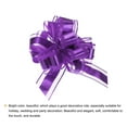 thumbnail image 4 of 12pcs 9" Extra Large Pull Bow Metallic Gift Wrapping Bows Ribbon Organza Purple for Wedding Baskets Presents, 4 of 6