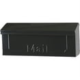 thumbnail image 1 of Gibraltar Mailboxes Townhouse Small Capacity Galvanized Steel Black, Wall-Mount Mailbox, THHB0001, 1 of 3
