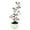 White, variant on Farfi Simulation Bonsai Realistic Anti Fade Faux Silk Flower Nice-looking Fake Plum Blossom Flower Plant for Home (White)