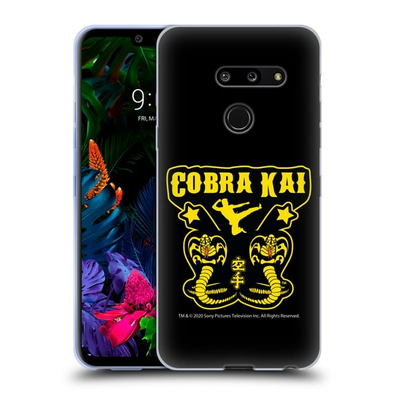 Head Case Designs Officially Licensed Cobra Kai Composed Art Logo Soft Gel Case Compatible with LG G8 ThinQ