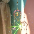 thumbnail image 1 of Wind Chime Crystal Catcher Piedra Natural Estrella Luna Prisma Ornamento (Púrpura) Wdftyju Para estrenar, 1 of 8