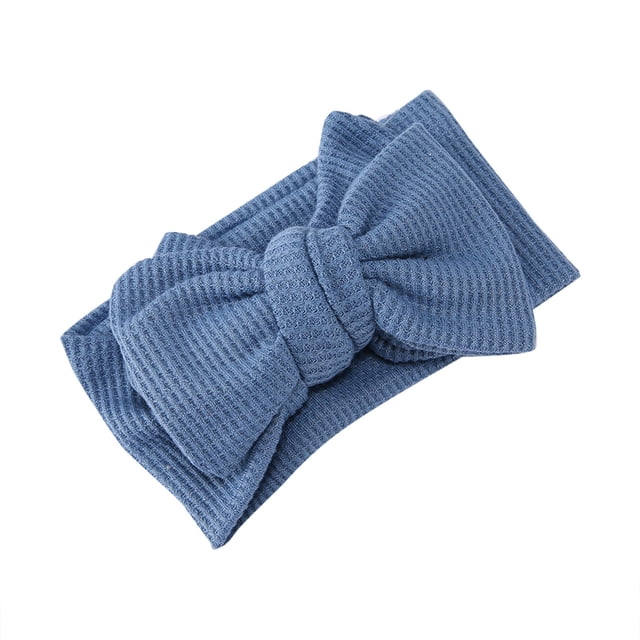 Baby Headbands 2 For And Toddlers Oversized Knot Bow Knit Headband Fontanelle Accessory For