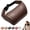 Brown, variant on Memory Foam Car Headrest Neck Pillow, Ergonomic 3D Neck Support Cushion with Adjustable Straps for Auto SUV Truck Daily Driving