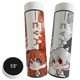 thumbnail image 3 of Taza de acero inoxidable portátil con aislamiento de temperatura y pantalla, de gran capacidad, inteligente, con bonitos dibujos animados de Neon Genesis Evangelion, 3 of 6