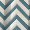 thumbnail image 4 of Designart "Nordic Chevron Grace" Chevron Blackout Curtain Single Panel, 4 of 4