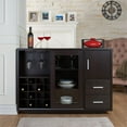 thumbnail image 3 of Bowery Hill Wine Rack Buffet in Cappuccino, 3 of 5