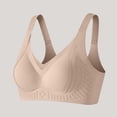thumbnail image 2 of Tsesme No Underwire Bras for Women Comfy Plus Size Full Cup Bralette Push up Seamless Everyday Bra, 2 of 8