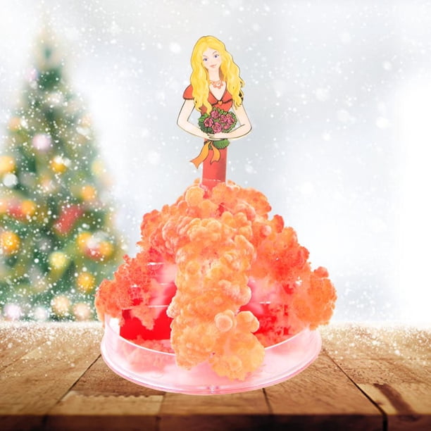 Árbol de cristal resplandeciente, flor artificial, árbol de bonsái, lámpara de , árbol , decoración navideña, regalos únicos para novia, , Princesa Rojo Princesa Hugo Árbol de cristal en crecimiento