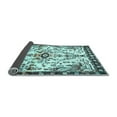 thumbnail image 2 of Ahgly Company Indoor Rectangle Animal Light Blue Traditional Area Rugs, 3' x 5', 2 of 4