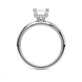 thumbnail image 2 of Eterna Jewel Emerald Cut Simple Solitaire Designer Ring – 1.56 Ct Lab-Created Diamond Engagement Ring – 14K White Gold Plated Rings - Wedding Ring for Women – Unique Bridal Jewelry Gift, 2 of 3