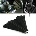 thumbnail image 3 of Gear Knob Boot Cover, Shifter Lever Dust Cover Boot Gaiter Car Interior Suede Universal for Most Vehicles, 3 of 7