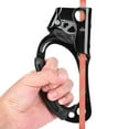 thumbnail image 1 of Durable Lightweight Left Hand Climbing Rope Clamp Great Grip, Solid Stainless Steel Cam For Outdoor Mountaineering and Rappelling Gear, 1 of 8
