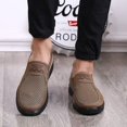 thumbnail image 6 of Men Breathable Mesh Walking Loafers Summer Casual Lightweight Slip-on Sneakers Outdoor Driving Travel Stylish Shoes Brown 7.5 US, 6 of 7