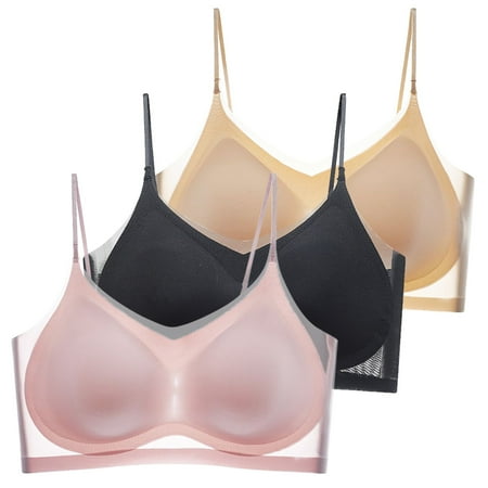 Sweet Home Farm Balconette Bras for Women Thin Summer Plus Size Ice Comfort Bra High Support Bras
