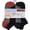 BLACK, variant on Wonder Nation Boys Heel Toe Contrast No Show Socks, 10 Pack, Sizes S-L