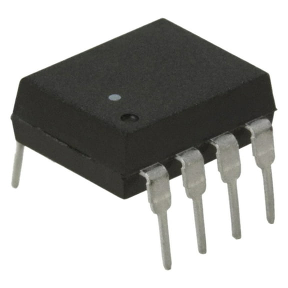 HCNW2601-000E IC Logic Output Optoisolator 10MBd Open Collector, Schottky Clamped 5000Vrms Channel 10kV/µs CMTI 8-DIP