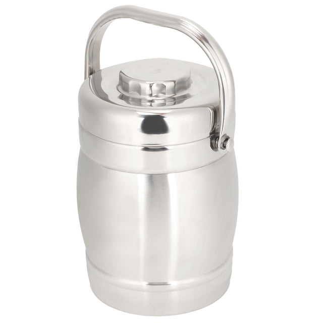 Lunch 1.4L Barrel Shaped Vacuum Lunch Box Stainless Steel Thermal Insulated Bento Food Container Box