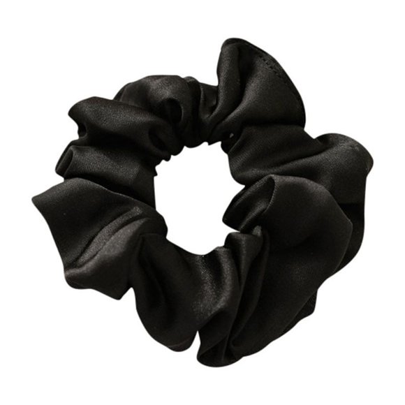 EGNMCR Women's New Satin Candy Color Hair Rope Fabric Hair Ring Hair Accessories Hair Ring