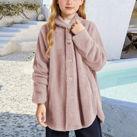 Kids Baby Winter Coat Fleece Cute With s For Baby Boys Baby Jacket Winter Baby Girl Clothes 5-6 Years