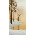 thumbnail image 2 of Fisk, Arnie 14x24 White Modern Wood Framed Museum Art Print Titled - Winter Glow Panel 1, 2 of 4