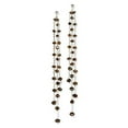 thumbnail image 2 of 14K White Gold Coffee Brown Diamond Briolette Earring, 2 of 3