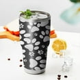 thumbnail image 3 of 30oz Black Paw Tumblers Stainless Steel Tumbler with Lid and Straw,Vacuum Insulated Double Wall Travel Tumbler Cups Mug with Cleaning Brush for Coffee,Tea, 3 of 7