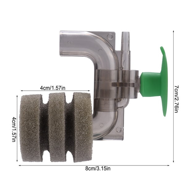 Filtro De Tanque De Peces, Filtro De Oxígeno De Acuario Profesional Mini Fácil De Instalar Múltiples Capas Con Ventosa Para Acuario Para Pecera