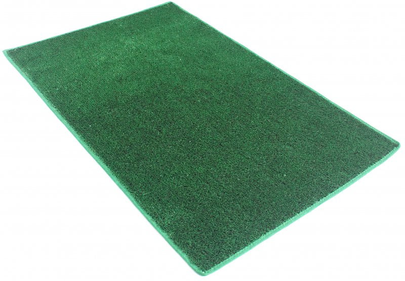 GOLDEN MOON Artificial Grass Mat 5-Tone Mowed-Lawn Touch Outdoor Green 3'x 8' 