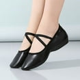 thumbnail image 2 of TAGOLD Womens Dance Shoes,Women Teacher Latin Dance Shoes Adult Dance Practice Straps Sized Shoes Trendy Wedge Dance Shoes, 2 of 5