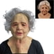 thumbnail image 1 of Peluca de abuelo de Halloween, máscara de anciano, cubierta para la cabeza, máscara de horror de cabeza de anciano calvo, 1 of 1