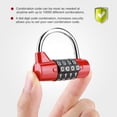 thumbnail image 4 of Password Lock, Combination Lock, Portable Zinc Alloy Lightweight For School For Gym, 4 of 8