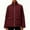 #291-Wine, variant on Heisall Women's Coats Long Sleeve Turn-Down Collar Thickened Fleece-Lined Stand Collar Solid Color Pocket Casual Jacket