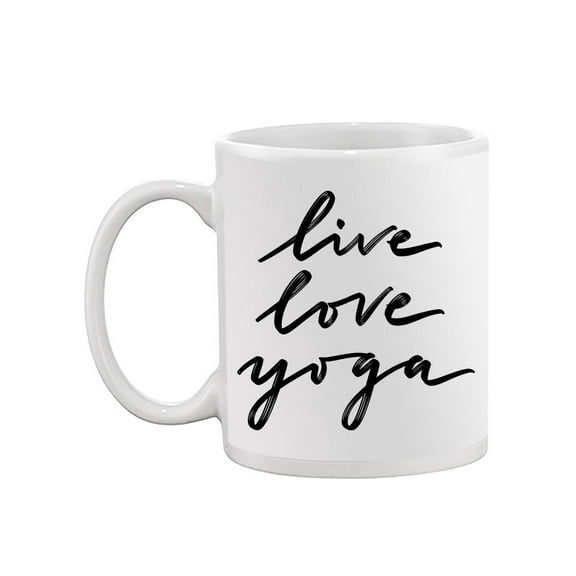 Live Love Yoga. Mug Unisex's -Image by Shutterstock