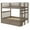Slate, variant on My Bed Now Olympus Twin-over-Twin 2-Drawer Wood Bunk Bed w/ Ladder in White