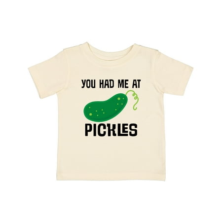 

Inktastic You Had Me at Pickles Gift Baby Boy or Baby Girl T-Shirt
