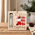 thumbnail image 4 of Wooden Christmas Money Holder Ornament Set of 3, Hanging Tree Decor Cash Gift Envelope for Kids Holiday Party, Natural Wood Reusable, 4 of 7