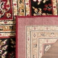 thumbnail image 4 of SAFAVIEH Lyndhurst Isadora Traditional Bordered Runner Rug, Red/Black, 2'3" x 22', 4 of 6